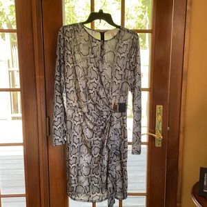 Stunning Michael Kors snakeskin print dress size L